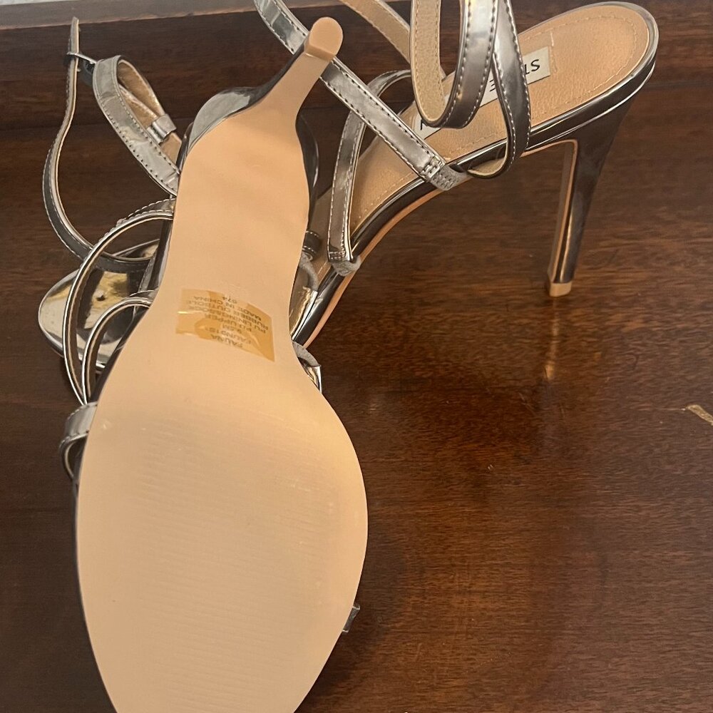 Silver Strap Heels - Picture 3 of 4